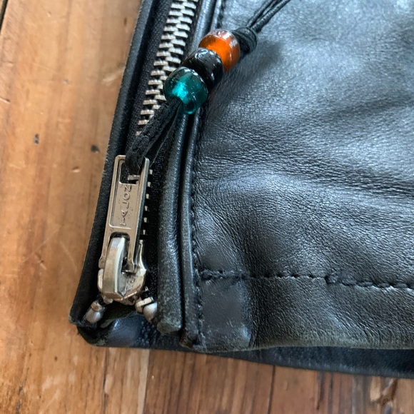 BLK DNM Black Leather Jacket, Sz S - Picture 8 of 9